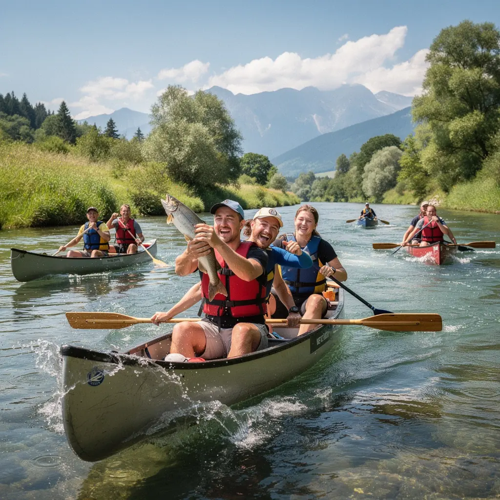 Picturesque landscape of a Slovak village blanketed in snow, capturing winter charm.